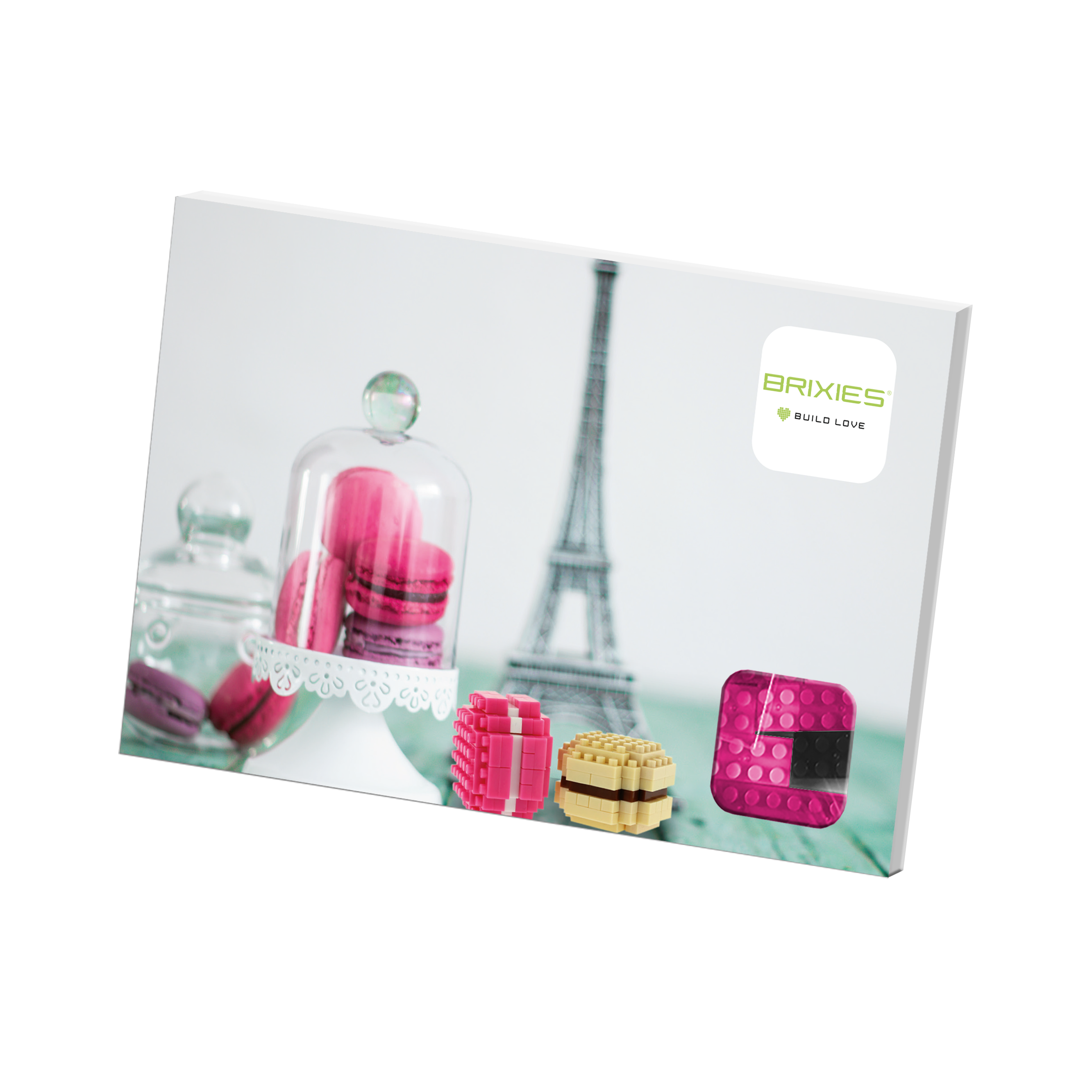 BRIXIES Postkarte Macarons