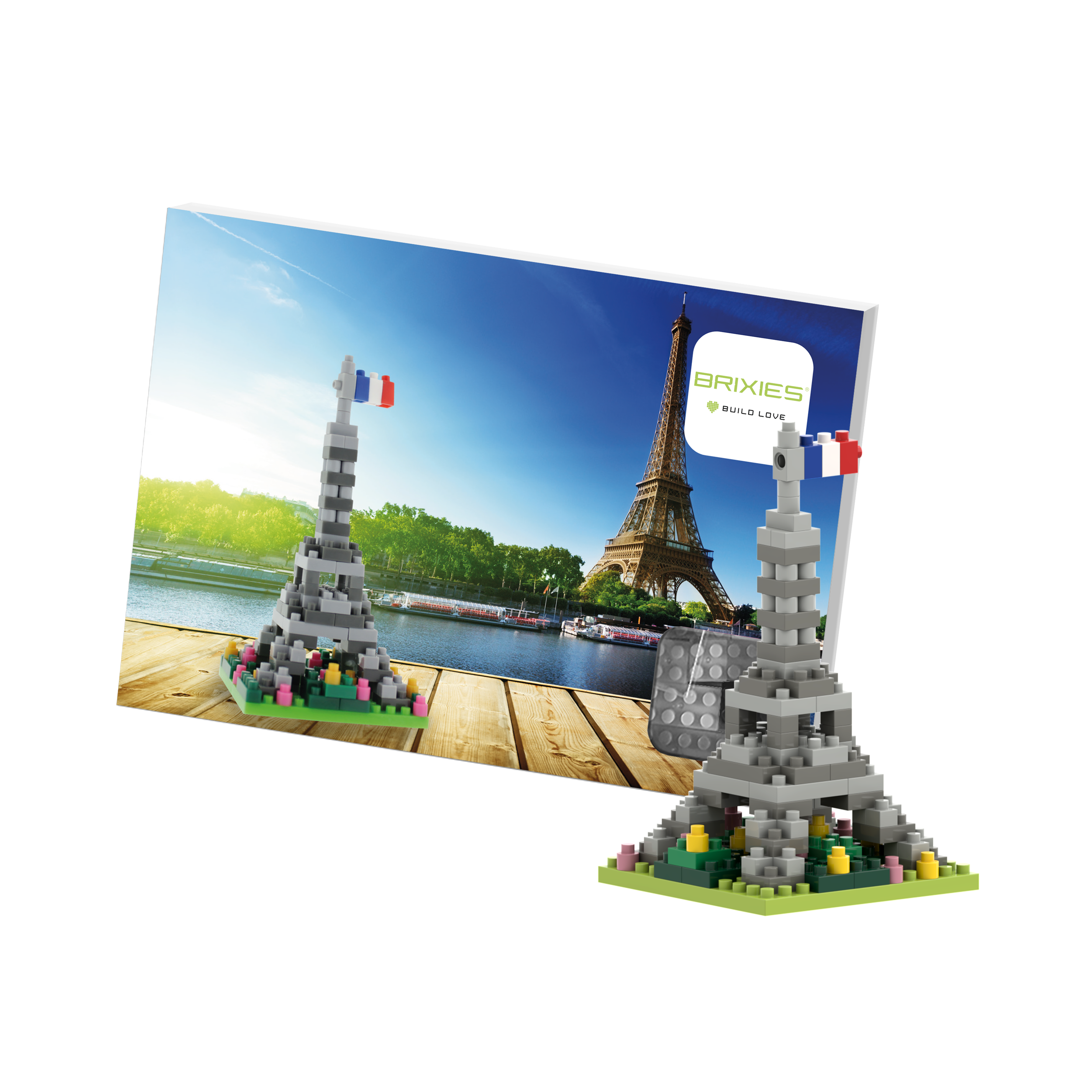 BRIXIES postcard Eiffel Tower 