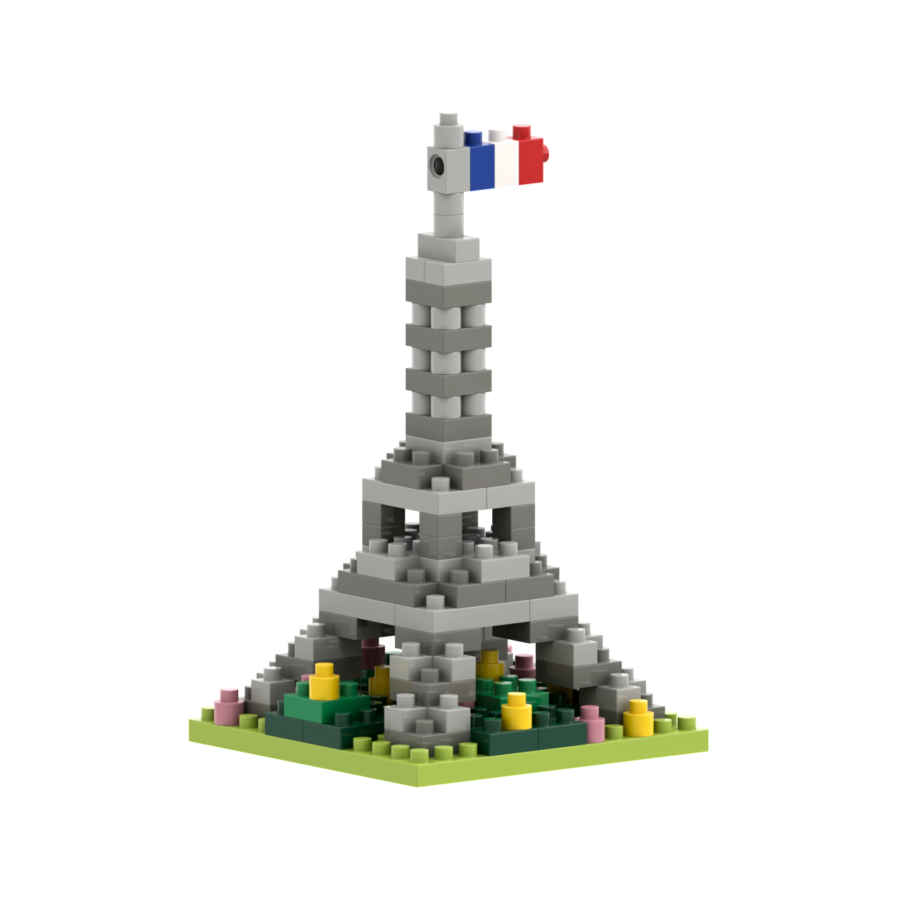 BRIXIES postcard Eiffel Tower 