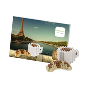 BRIXIES Postkarte Croissant & Kaffee